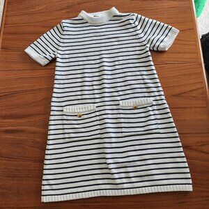 Zara Cotton Knit Dress Size M